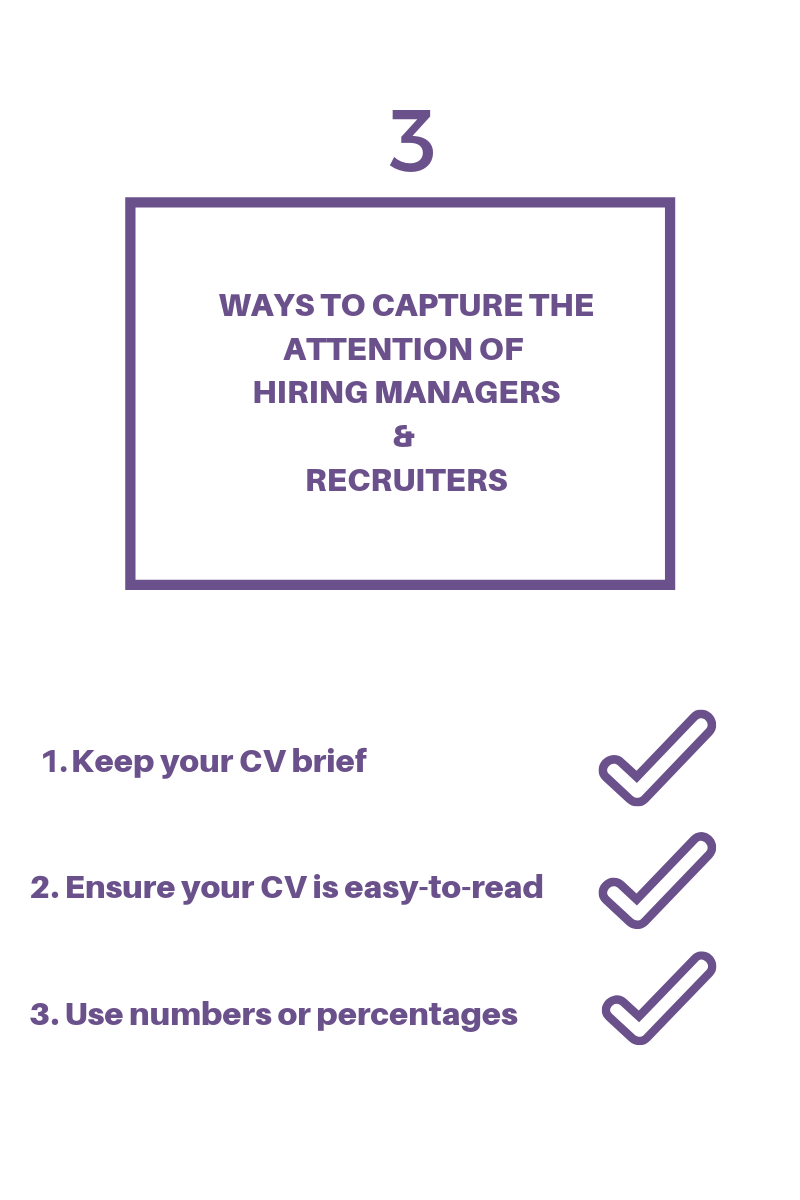 3 ways to capture recruiter attention