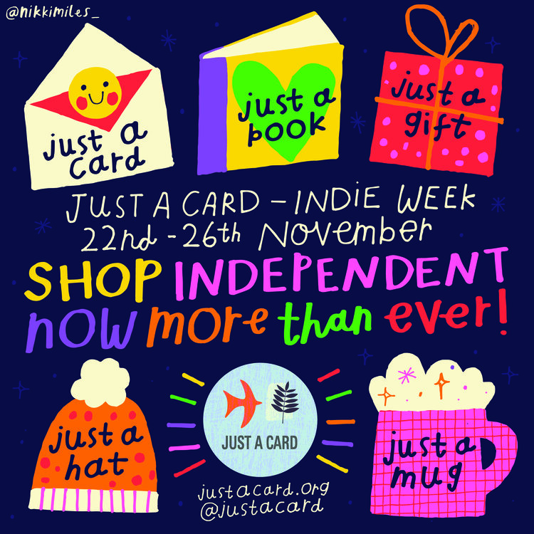 Get involved with Just A Card's Indie Week